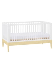Gaia Baby Primrose Yellow White Eos Nursery Cot Bed - Image 4 of 4