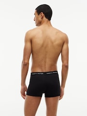 Tommy Hilfiger Green Signature Logo Contrast Waistband Trunks 3 Pack - Image 3 of 6