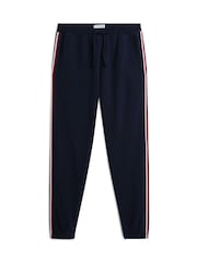 Tommy Hilfiger Blue Global Stripe Terry Lounge Joggers - Image 4 of 4