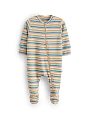 KIDLY Organic Zip 100% Cotton Sleepsuit - Image 1 of 5
