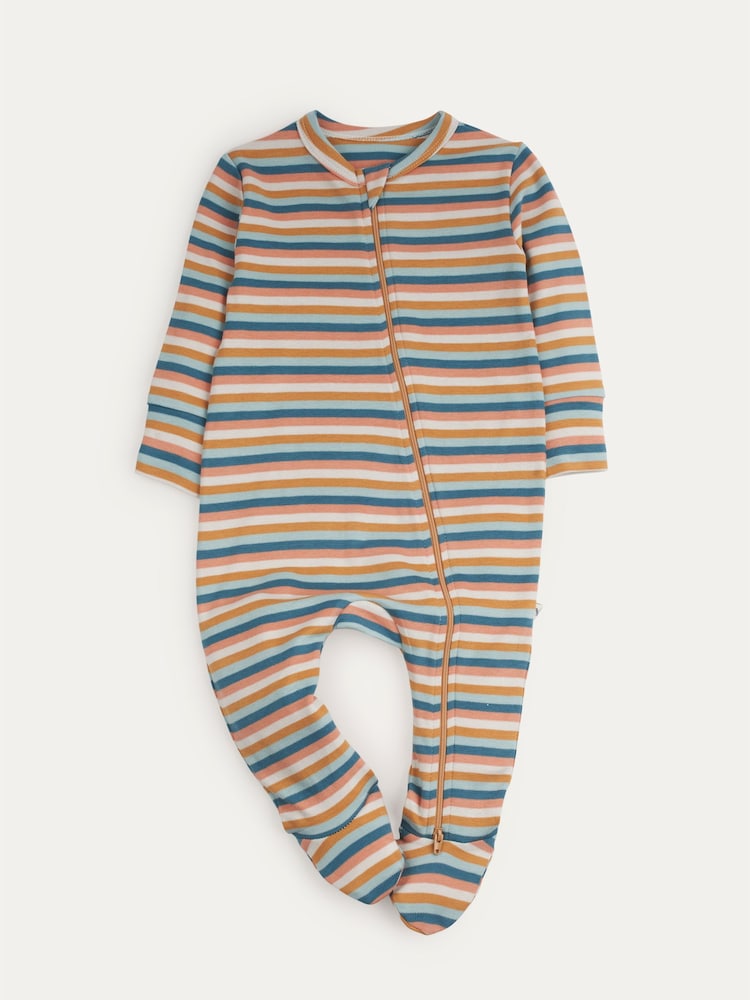 KIDLY Organic Zip 100% Cotton Sleepsuit - Image 2 of 5