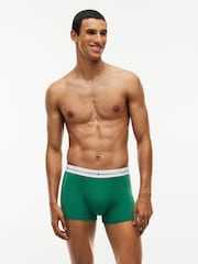 Tommy Hilfiger Green Signature Logo Waistband Trunks 3 Pack - Image 5 of 5