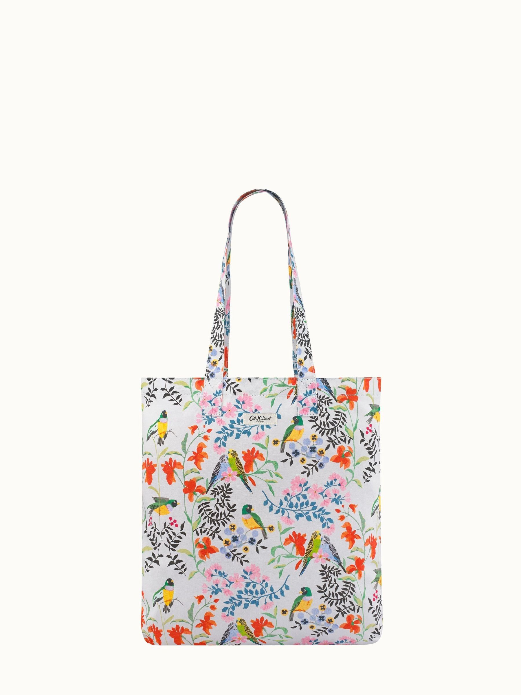 Buy Cath Kidston White Birds Print Large Canvas Tote Bag from Next Poland