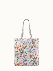 Cath Kidston White Birds Print Large Canvas Tote Bag - Image 6 of 6
