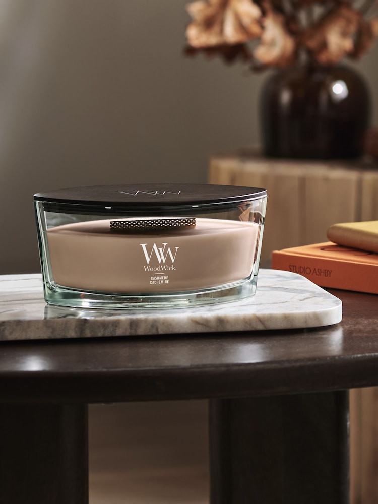 Woodwick Brown Ellipse Candle - Image 1 of 3 Woodwick Brown Ellipse Candle - Image 1 of 3