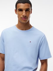Azul/Azul Claro/Verde - Pacote com 1 unidade de t-shirts de algodão Tommy Hilfiger 3 - Imagem 5 de 8