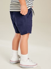 Navy Blue Pull On Shorts (3mths-7yrs) - Image 3 of 6