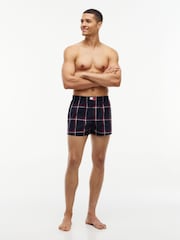 Rojo - Calzoncillos bóxer tejidos con estampado clásico de Tommy Hilfiger 3 Pack - Imagen 4 de 6