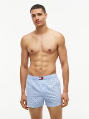 Rojo - Calzoncillos bóxer tejidos con estampado clásico de Tommy Hilfiger 3 Pack - Imagen 6 de 6