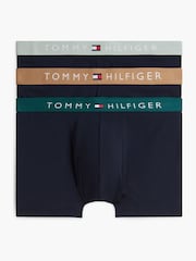 Tommy Hilfiger Blue TH Original Contrast Waistband Boxer Briefs 3-Pack - Image 1 of 7