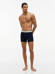 Tommy Hilfiger Blue TH Original Contrast Waistband Boxer Briefs 3-Pack - Image 4 of 7