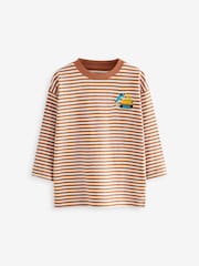 Blue Diggers Long Sleeve Transport T-Shirts 3 Pack (3mths-7yrs) - Image 4 of 7
