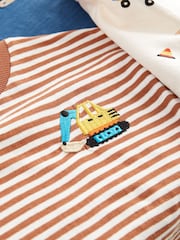 Blue Diggers Long Sleeve Transport T-Shirts 3 Pack (3mths-7yrs) - Image 7 of 7