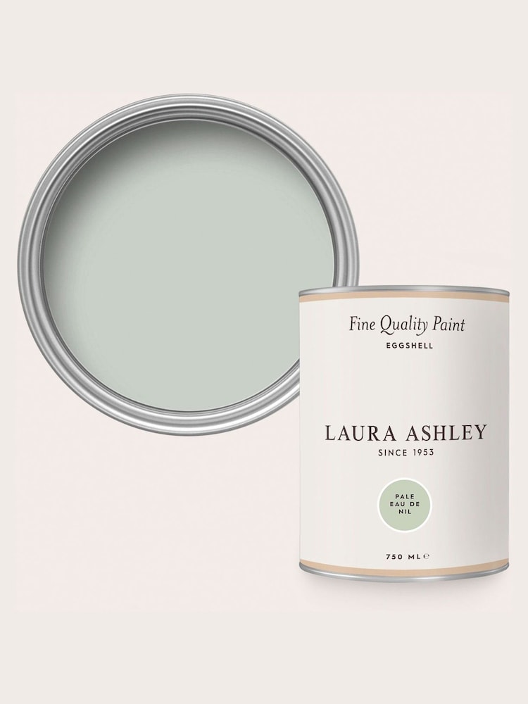 Laura Ashley Pale Eau de Nil Green Eggshell 750ml Paint - Image 4 of 4