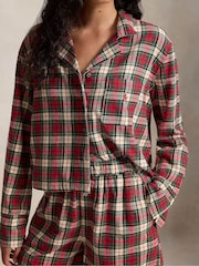 Ensemble crop top et boxer en coton brossé Polo Ralph Lauren - Image 2 de 4