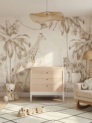 Gaia Baby White Natural Ash Eos Nursery Dresser Changer - Image 1 of 6