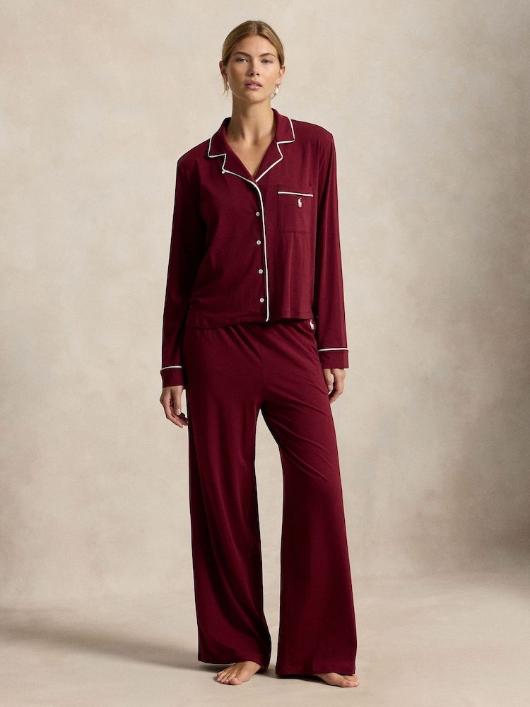 Polo Ralph Lauren Long-Sleeve Jersey Pajamas Set - 4의 이미지 1