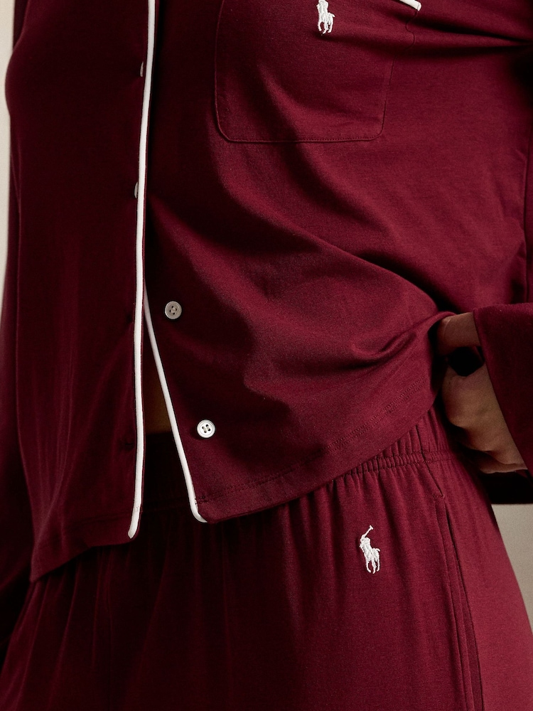 Polo Ralph Lauren Long-Sleeve Jersey Pajamas Set - 4의 이미지 4