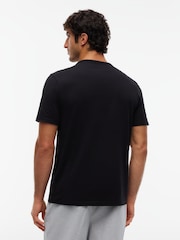Tommy Hilfiger Blue/Black/White Cotton T-Shirts 3 Pack - Image 3 of 6
