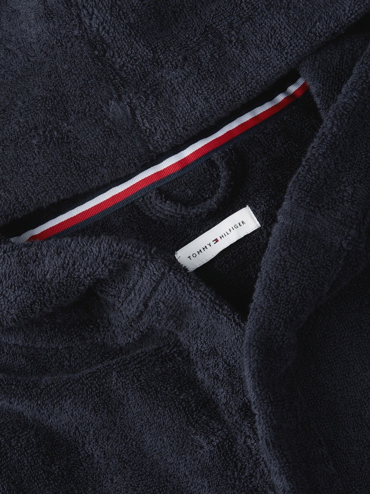 Albornoz con capucha de rizo Heritage Flag de Tommy Hilfiger - Imagen 3 de 3