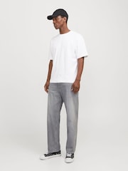 JACK & JONES Grey Loose Fit Eddie Jeans - Image 2 of 6