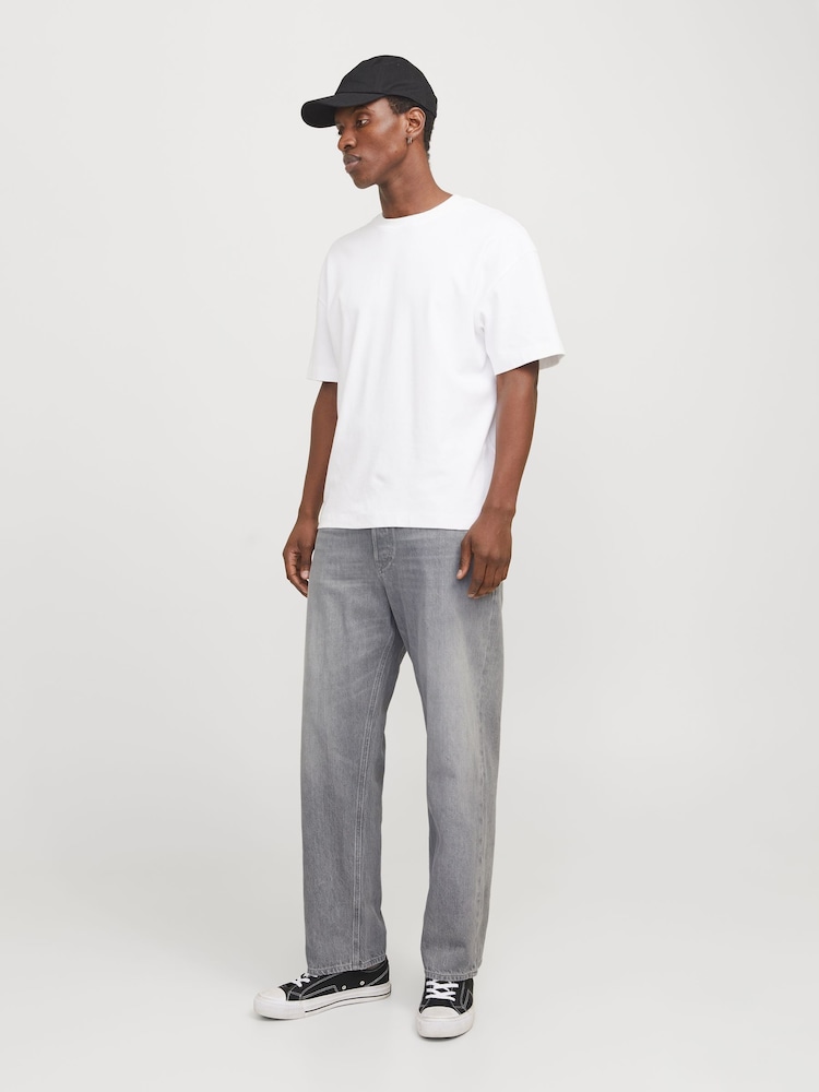 JACK & JONES Grey Loose Fit Eddie Jeans - Image 2 of 6 JACK & JONES Grey Loose Fit Eddie Jeans - Image 2 of 6