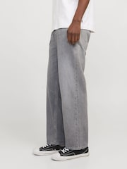 JACK & JONES Grey Loose Fit Eddie Jeans - Image 3 of 6