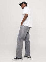 JACK & JONES Grey Loose Fit Eddie Jeans - Image 5 of 6