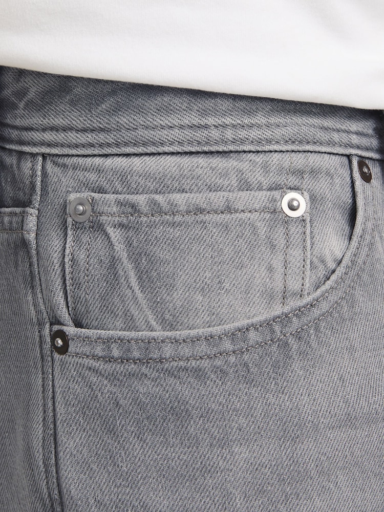 JACK & JONES Grey Loose Fit Eddie Jeans - Image 6 of 6 JACK & JONES Grey Loose Fit Eddie Jeans - Image 6 of 6