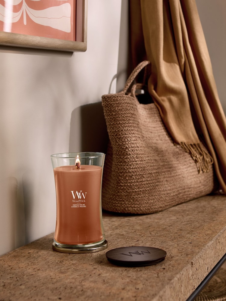 Woodwick Orange Medium Hourglass 1 Wick Large Candle - Image 2 of 4 Woodwick Orange Medium Hourglass 1 Wick Large Candle - Image 2 of 4