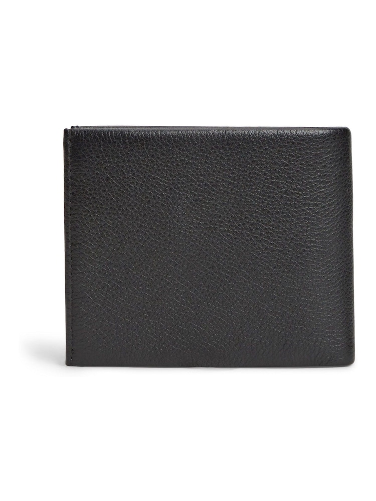 Tommy Hilfiger Black Corporate Leather Bifold Card And Coin Wallet - Image 2 of 4