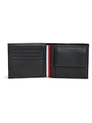 Tommy Hilfiger Black Corporate Leather Bifold Card And Coin Wallet - Image 4 of 4