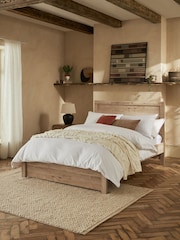 Light Oak Bronx Wooden Bed Frame - Image 1 of 6