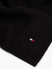 Tommy Hilfiger Black Flag Scarf With Cashmere - Image 2 of 4