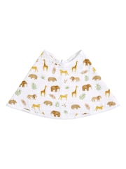 Babero básico multiusos de muselina de algodón 100 % con botones a presión para bebé de aden + anais - Imagen 3 de 4