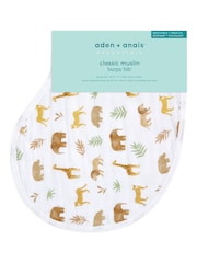 Babero básico multiusos de muselina de algodón 100 % con botones a presión para bebé de aden + anais - Imagen 4 de 4