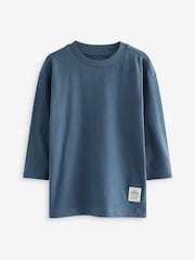 Multi Plain Long Sleeve T-Shirts 5 Pack (3mths-7yrs) - Image 2 of 8