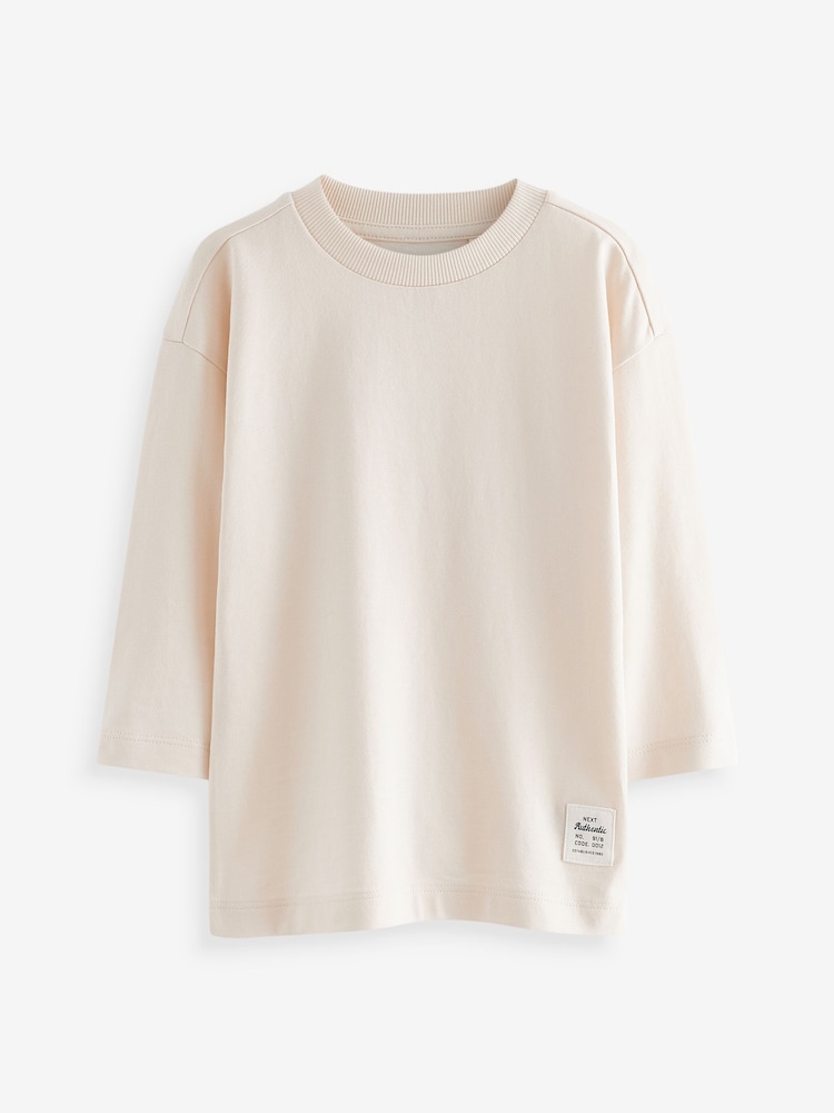Multi Plain Long Sleeve T-Shirts 5 Pack (3mths-7yrs) - Image 3 of 8