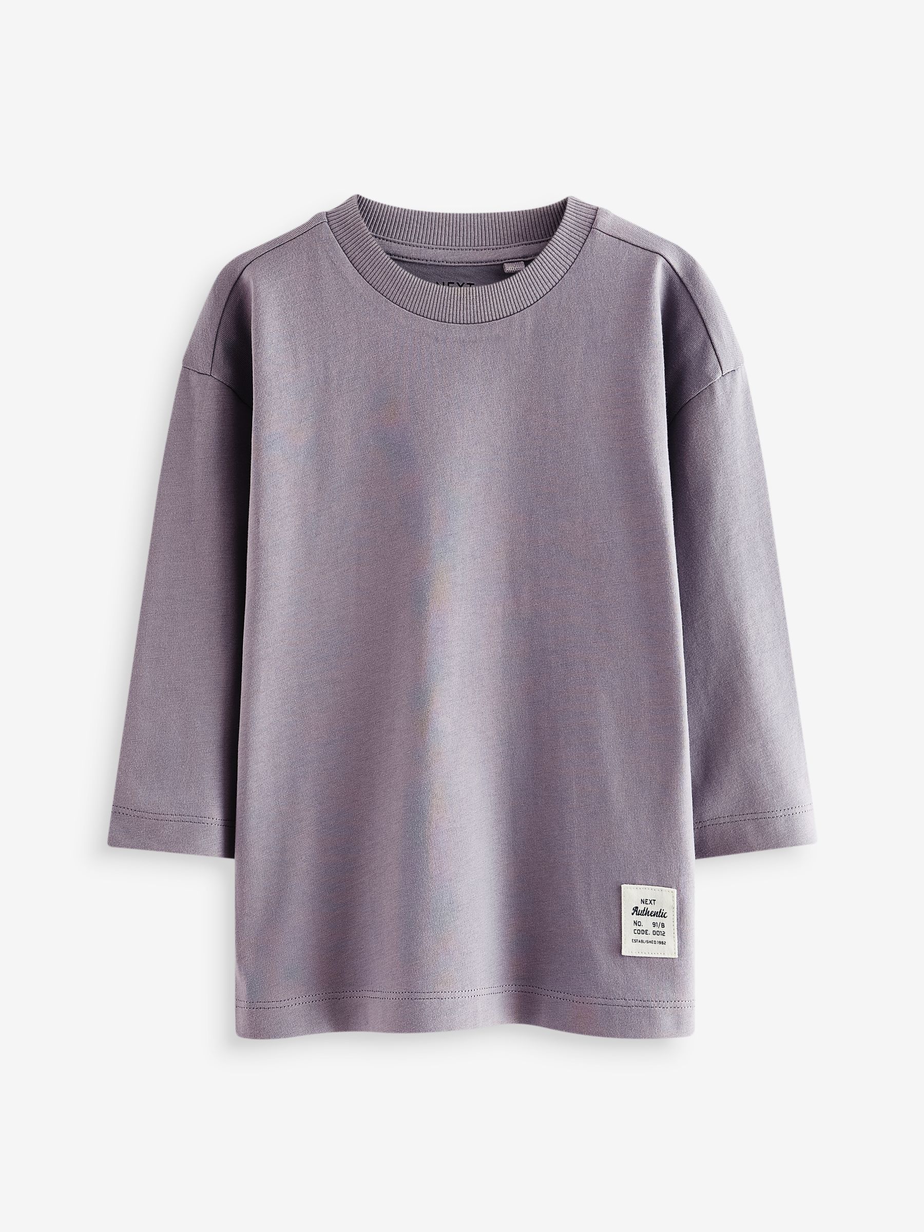 Buy Multi Plain Long Sleeve T-Shirts 5 Pack (3mths-7yrs