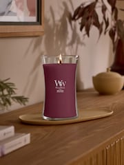 Woodwick Purple Medium Hourglass 1 Wick Large Candle - Image 2 of 4