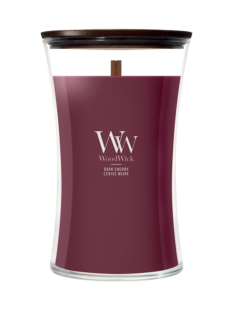 Woodwick Purple Medium Hourglass 1 Wick Large Candle - Image 4 of 4 Woodwick Purple Medium Hourglass 1 Wick Large Candle - Image 4 of 4