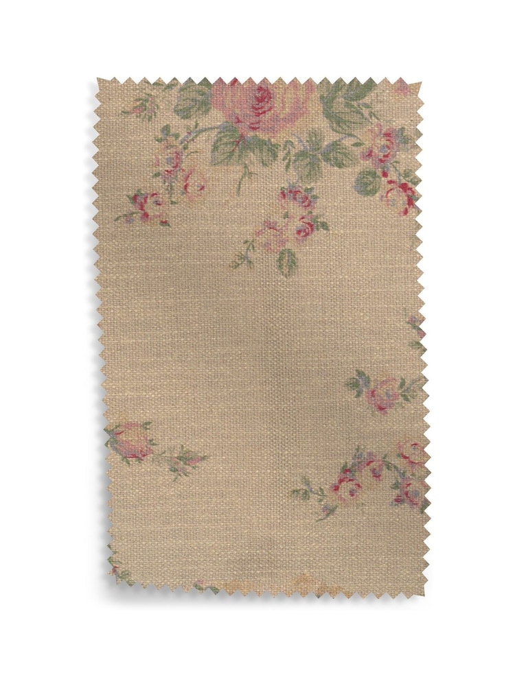 Shabby Chic by Rachel Ashwell® Pink Rose Blossom Upholstery Swatch - Image 1 of 1