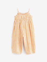  Vichy-Karos, Orange - Locker geschnittener Overall (3 Monate – 7 Jahre) - Bild 6 von 7