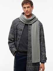Gris - Tommy Hilfiger Flag Scarf With Cashmere - Image 1 sur 4