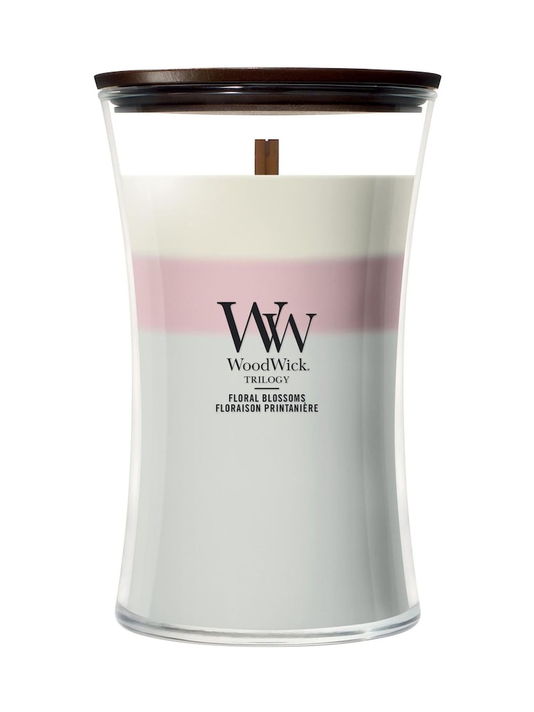 Woodwick Multi Trilogy Large Hourglass Candle - Image 1 of 1 Woodwick Multi Trilogy Large Hourglass Candle - Image 1 of 1