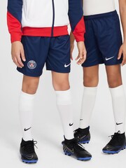 Nike Blue Jr. PSG 24/25 Home Stadium Football Shorts - Image 1 of 8
