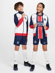 Nike Blue Jr. PSG 24/25 Home Stadium Football Shorts - Image 3 of 8