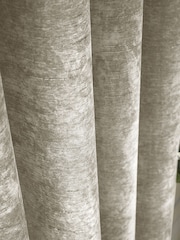 Hyperion Cream Selene Luxury Chenille Weighted Thermal Lined Eyelet Curtains - Image 3 of 4