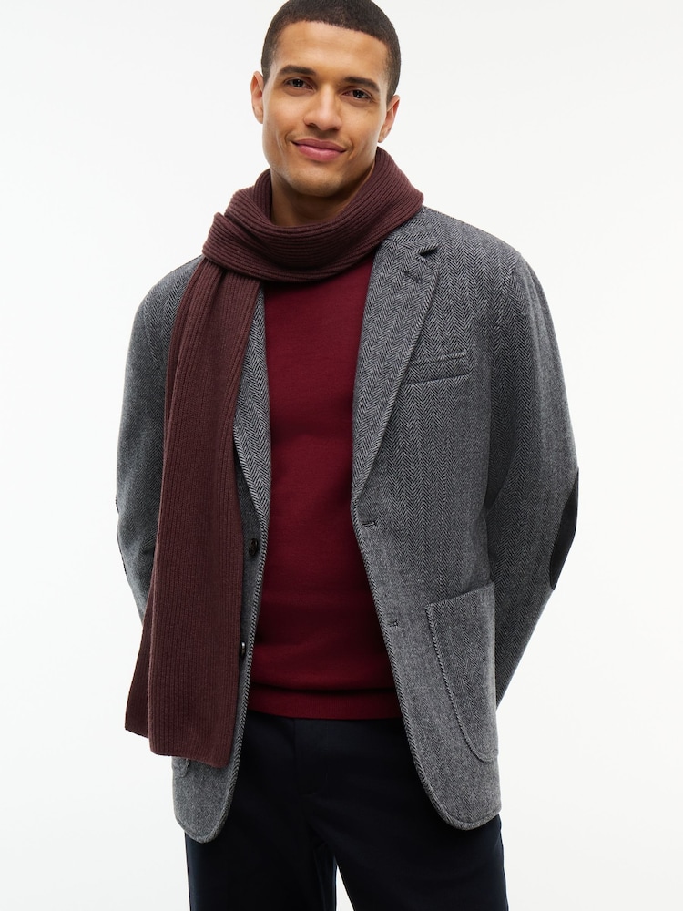 Tommy Hilfiger Red Flag Scarf With Cashmere - Image 1 of 4 Tommy Hilfiger Red Flag Scarf With Cashmere - Image 1 of 4