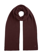 Tommy Hilfiger Red Flag Scarf With Cashmere - Image 2 of 4